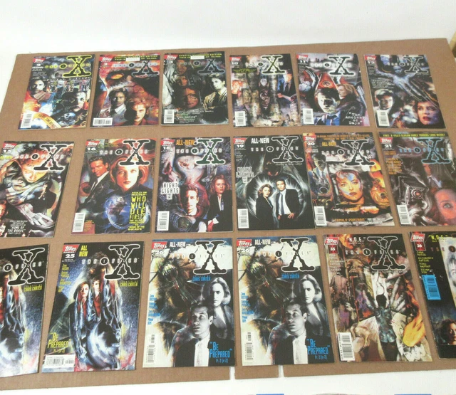 X Files Comic books Lot of 18 Topps (#2-36 Range) Special Edition Numbered
