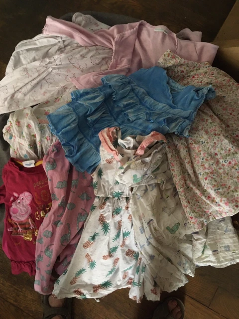 Clothes Bundle Girls  1-2 Years dresses, jumpsuit, pyjamas, cardigan