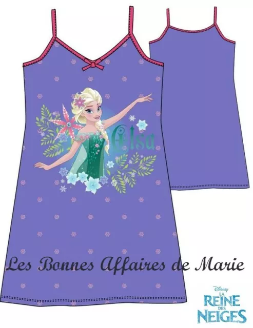 DISNEY - LIQUIDATION - La Reine des Neiges - Robe de plage Elsa bleue 2A - Neuve