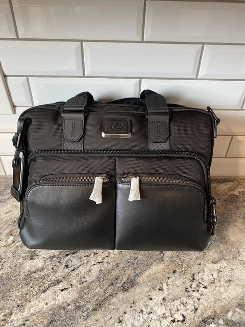 Brand New Tumi Alpha Bravo Albany Slim Briefcase - Black / Lexus Edition