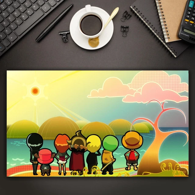 ANIME ONE PIECE Nami Usopp Sanji Monkey D Luffy Sunse Playmat mat CCG