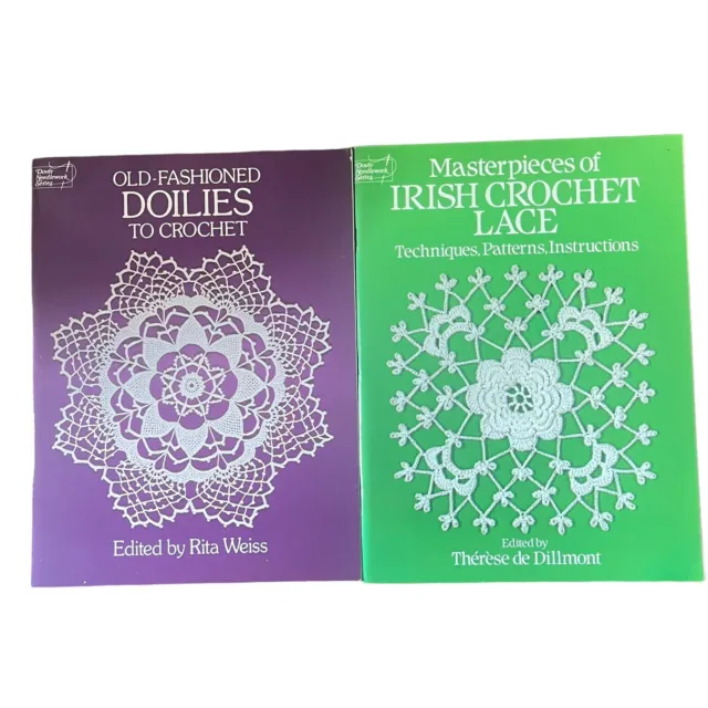 Dover Old Fashioned Lace Doilies Masterpieces Irish Crochet Lace paperback