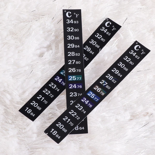 3 Pcs Fish Tank Thermometer Aquarium Temperature Gauge Stick on Water