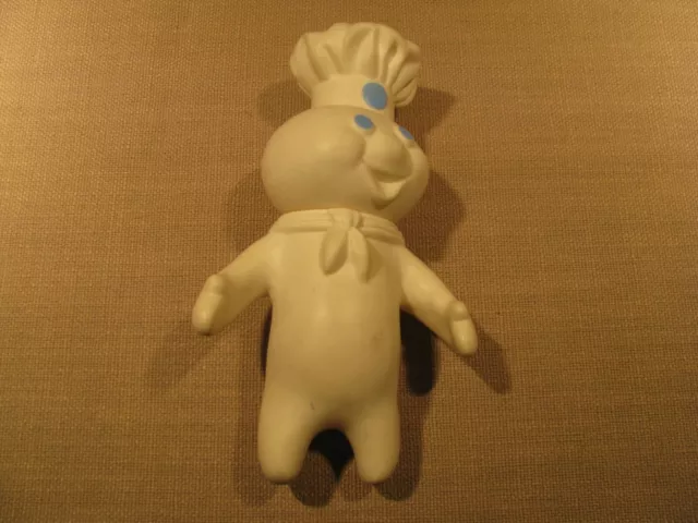 Vintage 1971 Pillsbury Doughboy Poppin' Fresh 7" Vinyl Figure Swivel Head Doll