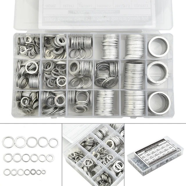 Unterlegscheiben Werkzeug Ausrüstung Sortiment Aluminium Flach Praktisch