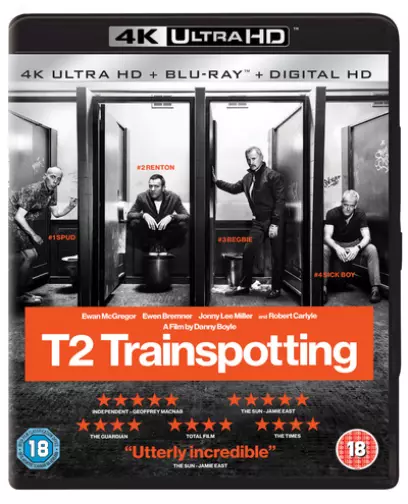 T2 Trainspotting (4K UHD Blu-ray) Simon Weir Ewan McGregor Ewen Bremner