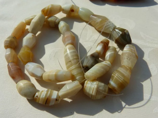 Antike Achatperlen,  Cambay India, Trade Beads, Stone Beads