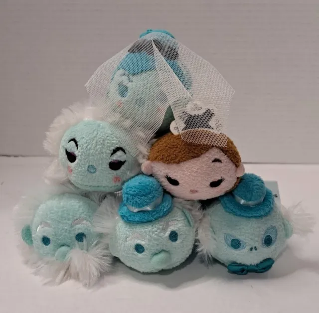 Disney Parks Haunted Mansion Tsum Tsum Plush Set 6 Leota Hitchhiking Ghosts