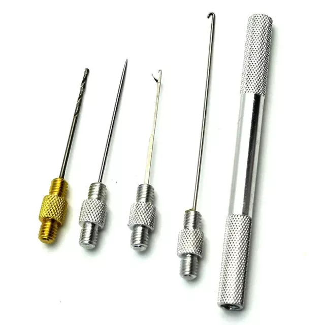 4 in 1  Baiting Needle Tool Set Carp Coarse Fishing Boilie Drill Latch Hook Bait