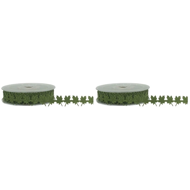 2 Rollen von 15 Yard Weihnachtsband Kreative Hängende Seil Dekor Girlande