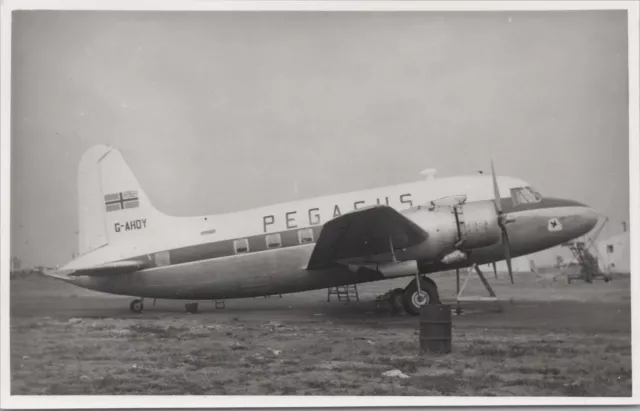 Pegasus Vickers Viking G-Ahoy Vintage Photo