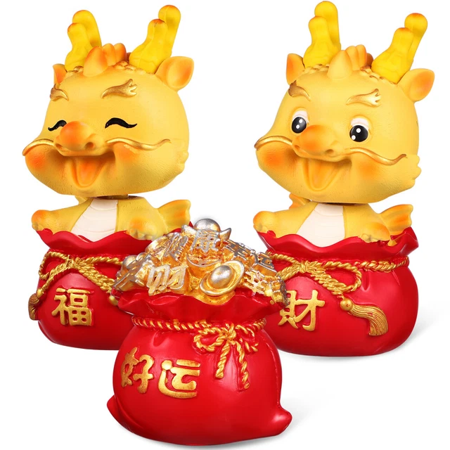 20 Monete Cinesi Portafortuna I Ching Doppio Drago | Feng Shui | Con Sacchetto Regalo