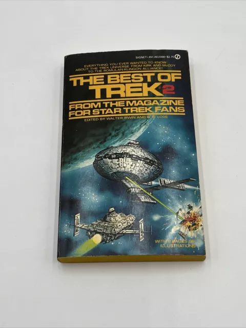 The Best of Trek #2 - Magazine Star Trek Fans - Signet 1980 1st Prtng Paperback
