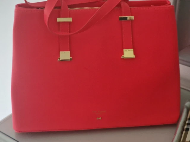 LADIES TED BAKER Leather Large ALEXIIS Bow Tote Bag 39.99 PicClick UK
