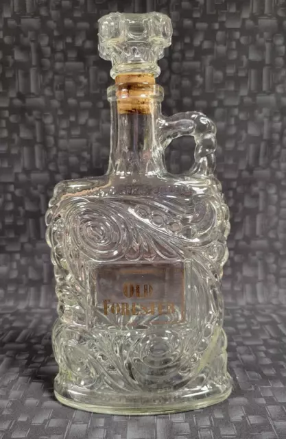 Vintage Old Forester Bottle Decanter Bottled in Bond Kentucky Bourbon Whiskey