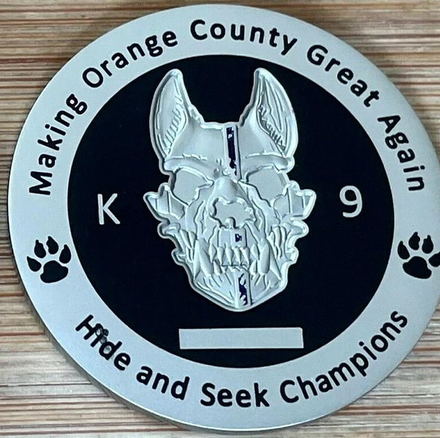 ORANGE COUNTY FL Sheriff's Office BADASS K9 unit SILVER challenge