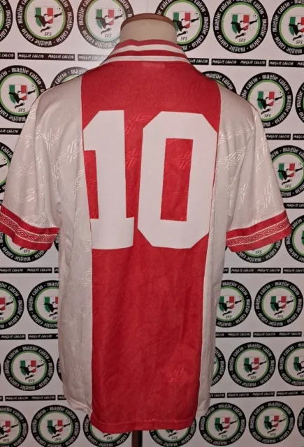 Dennis Bergkamp Ajax 1991-92 Shirt Maglia Calcio Football Soccer Camiseta Trikot