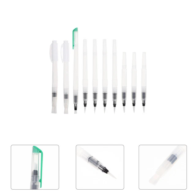 10pcs Artisti ACQUISTA Pennello per pennelli Portatile Penne per disegno (come