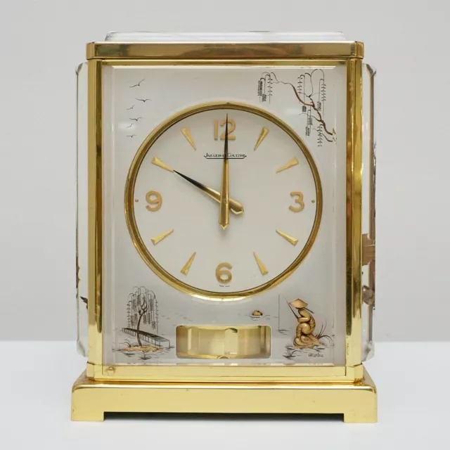 Jaeger LeCoultre Atmos Marina CAL 526-5 plexiglass ottone anni '60