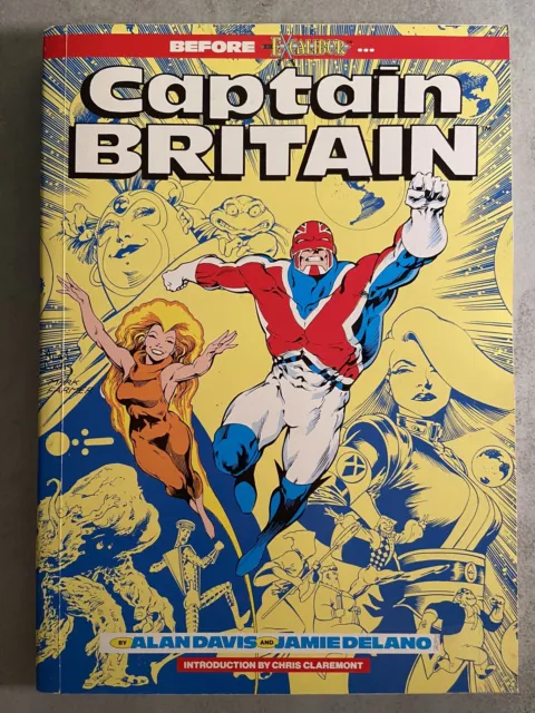 1st Print Edition Before Excalibur Captain Britain TPB Marvel 1988 Graphic Novel