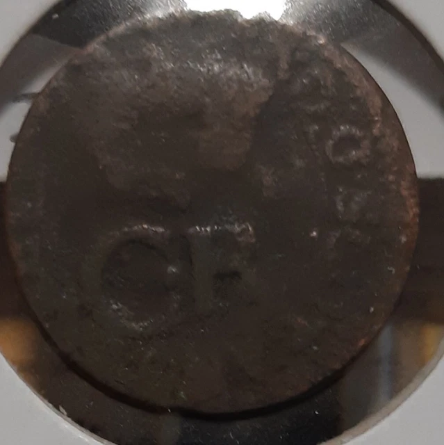 Original 1625-1649 Scotland King Charles I.  1/2 Copper Groat or 1 Turner