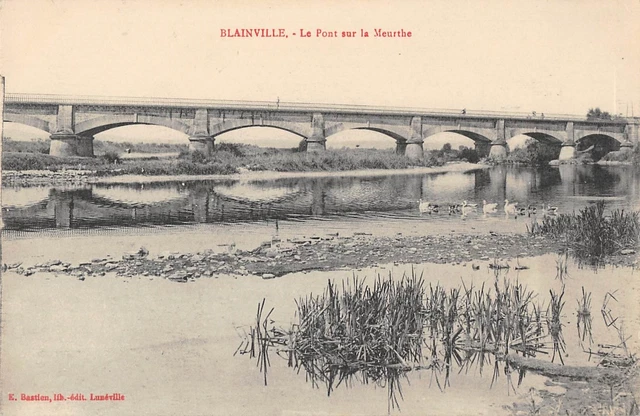 Cpa 54 Blainville Le Pont Sur La Mortthe