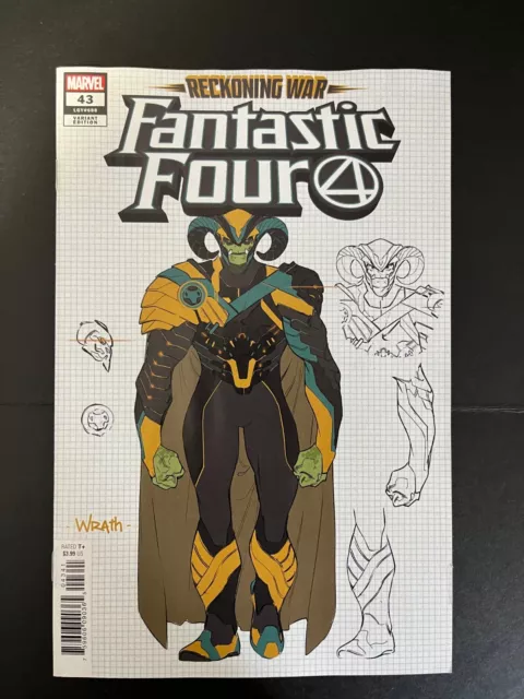 Fantastic Four #43 Marvel Comics 2022 NM RB Silva Concept Art Variant Cover