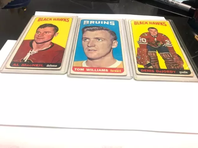 original six hockey cards from the sixties jim pappin terry sawchuk jim neilson