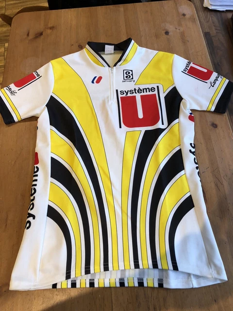 Maillot cycliste vintage Système U - Fignon, Milan–San Remo