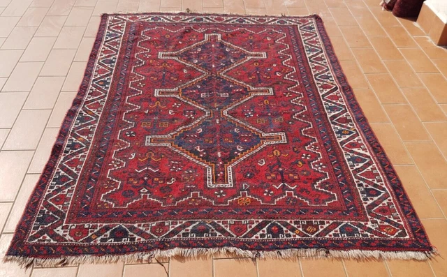 Tappeto persiano annodato a mano 200x153