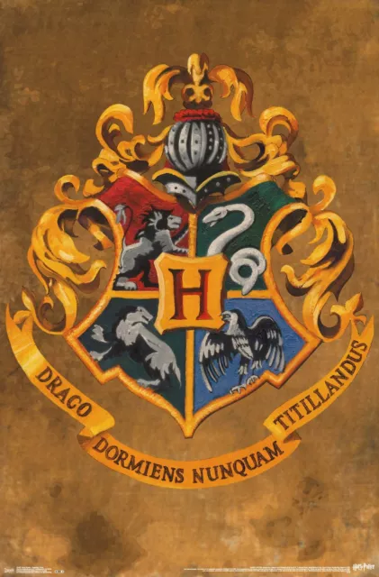 The Wizarding World: Harry Potter - Hogwarts Crest Poster