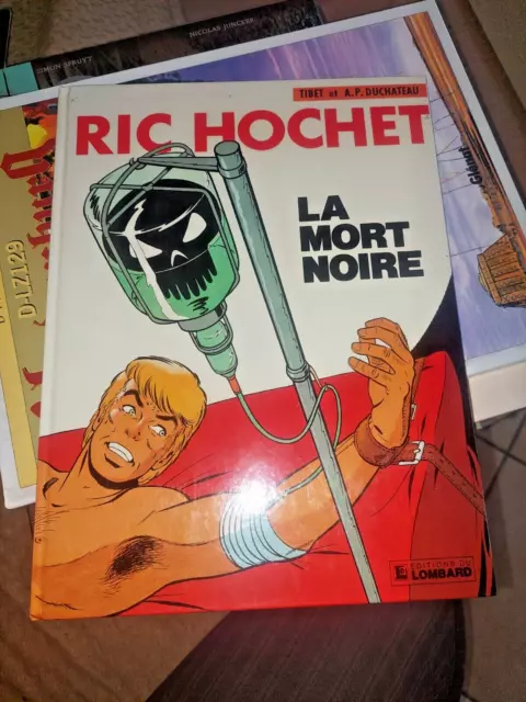 Ric Hochet La Mort Noire Tibet Bd Eo Lombard Septembre 1982 Ttbe