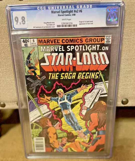 Marvel Spotlight #6 (1980) Newsstand CGC 9.8 WP - 1st App Star Lord GOTG MCU HOT