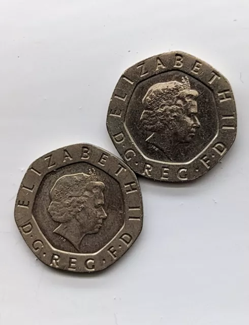 20p coin no date