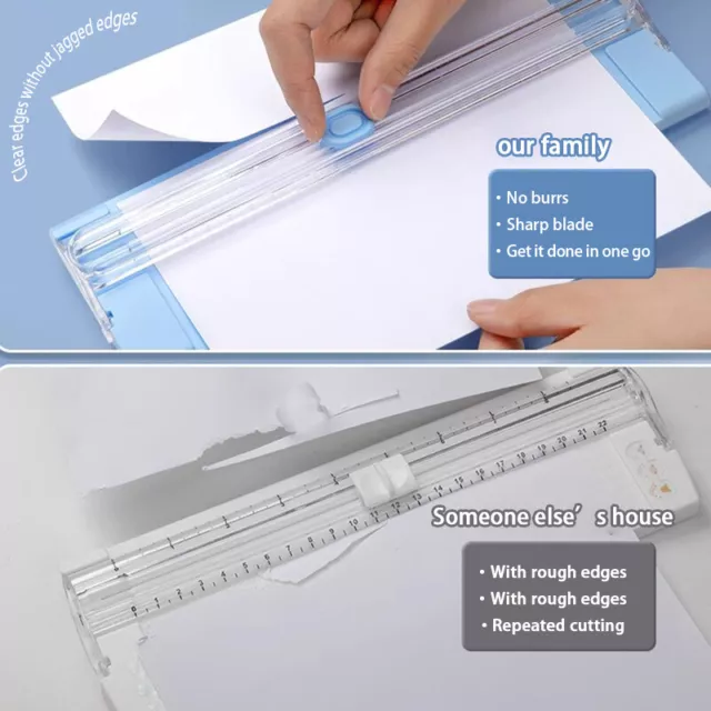 A4 Bidirektionales Schneidpapierschneider mit Zug-Out Lineal Trimmers Scrapbook