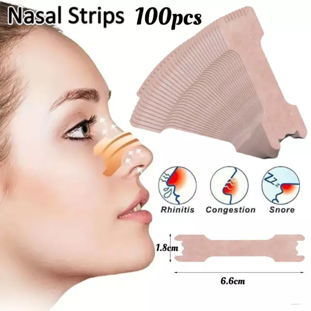 Breath Easy Nasal Strips Stop Snoring Help Nasal Strips Anti Snore Nose Strips