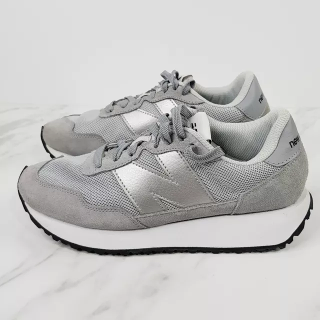 [ NEW BALANCE ] Womens Grey 237 Sneakers Shoes | Size EUR 39 / UK 6 / US 8