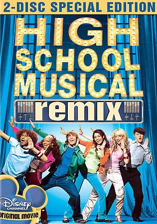 HIGH SCHOOL MUSICAL Two-Disc Remix Edit DVD Excellent Free