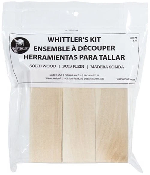 Walnut Hollow 4008 Basswood Whittler's Kit 3pc- (3Pk)