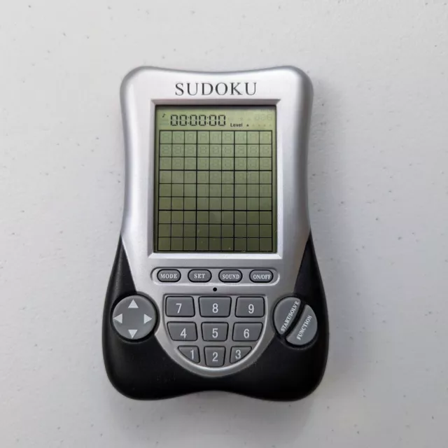 Sudoku Electronic Handheld Pocket Travel Logic Number Puzzle Video Game