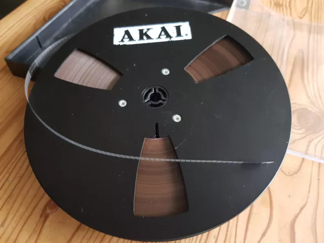 Tonband AKAI+TDK GX35/90B ALU Spule - 18 cm + Band + PVC-Schuber mit Einleger A3