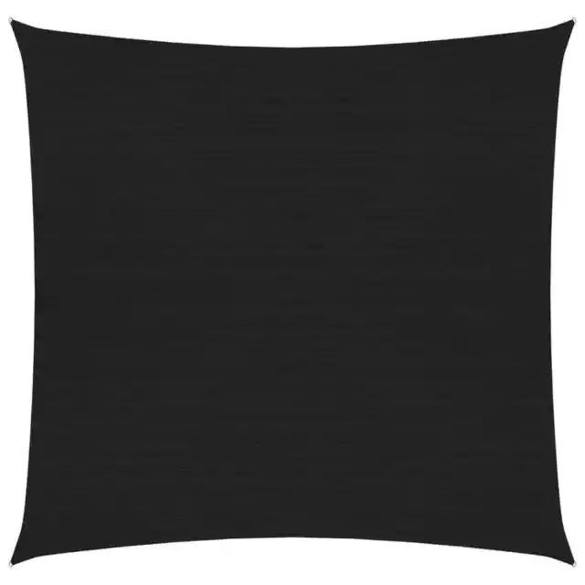 Voile d'ombrage 160 g/m² Noir 5x5 m PEHD