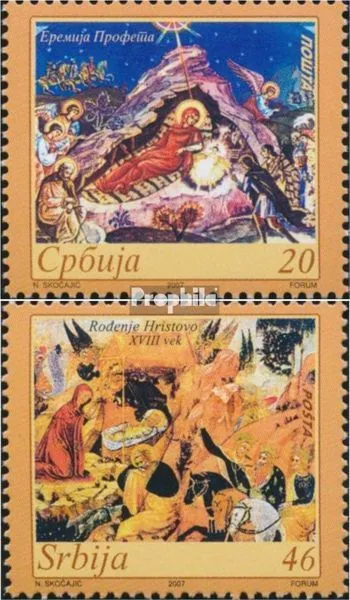 Briefmarken Serbien 2007 Mi 226-227 postfrisch Raumfahrt
