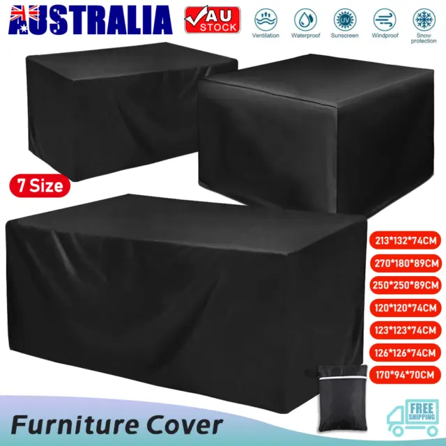 AU Waterproof Outdoor Furniture Cover Garden Patio Rain UV Table Protector Chair