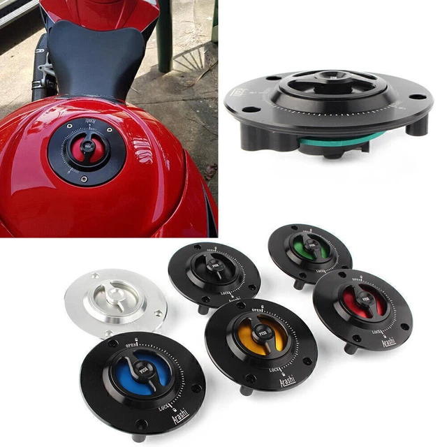 Triple Tree Stem Yoke Center Cap Cover For Suzuki GSX-R1000, GSX-R600, GSX-R750 – Black/Red/Blue Anodized - View #2