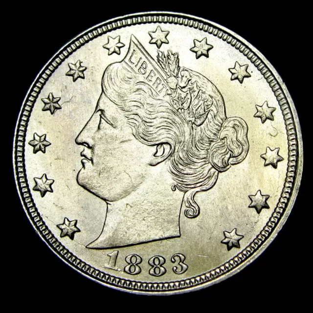 1883 Liberty V Nickel ---- Gem BU Details ---- #SW778