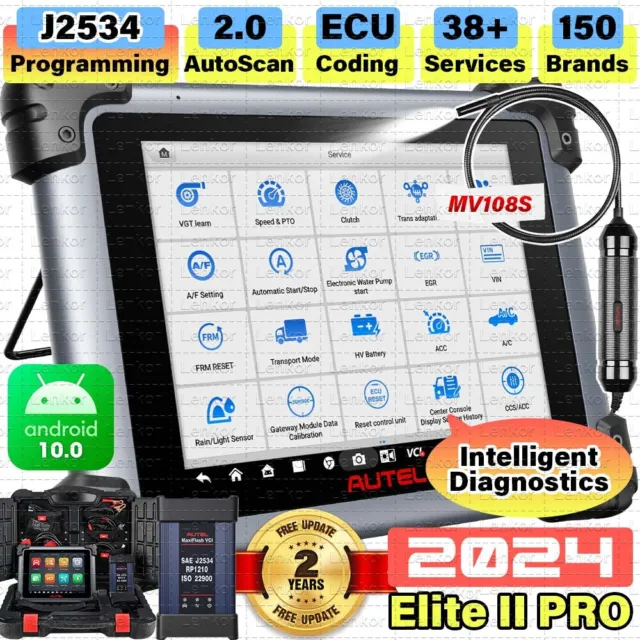 2024 Autel MaxiSys Elite II PRO ULTRA Auto Diagnostic Scanner Programming