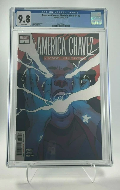 AMERICA CHAVEZ MADE IN THE USA #3 CGC 9.8 1st Catalina Captain Miss Marvel