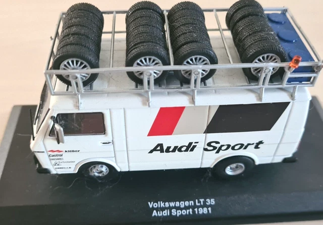 modellino Volkswagen Lt35 LWB Rally Assistance Van Rothmans Porsche IXO 1:43