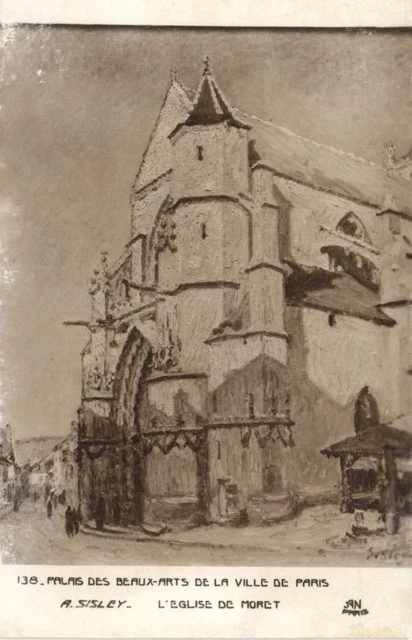 CPA Palais des Beaux-Arts A. SISLEY - L'Eglise de Moret (307821)